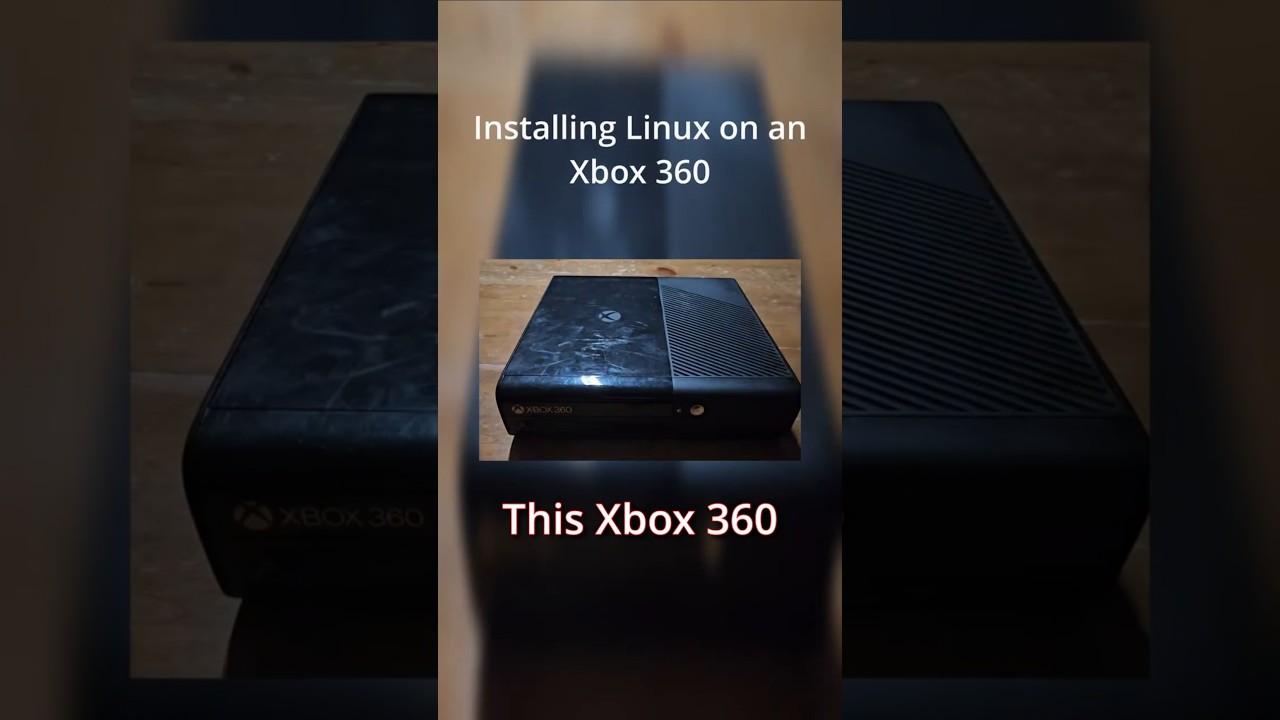 Installing Linux on Xbox 360 Actually Works #xbox360 #modding #rgh