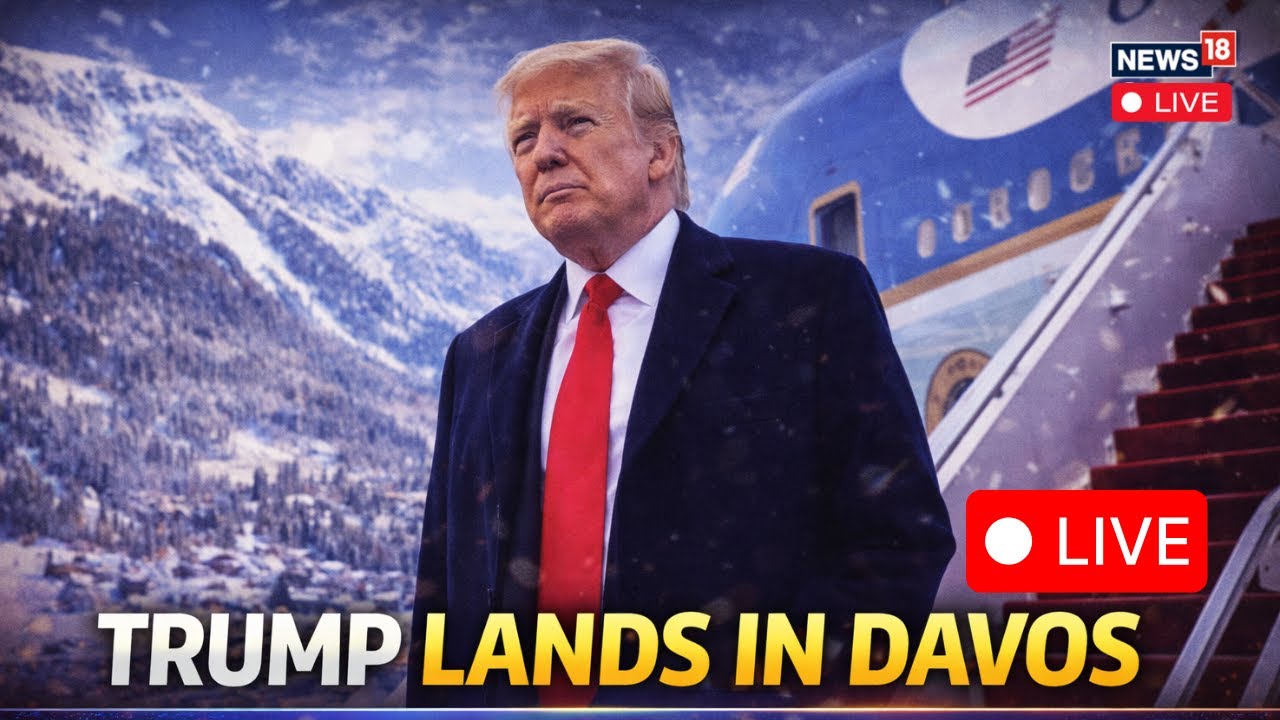 LIVE: Trump Lands in Davos Ahead of World Economic Forum | Europe Watches Closely | Greenland | N18G