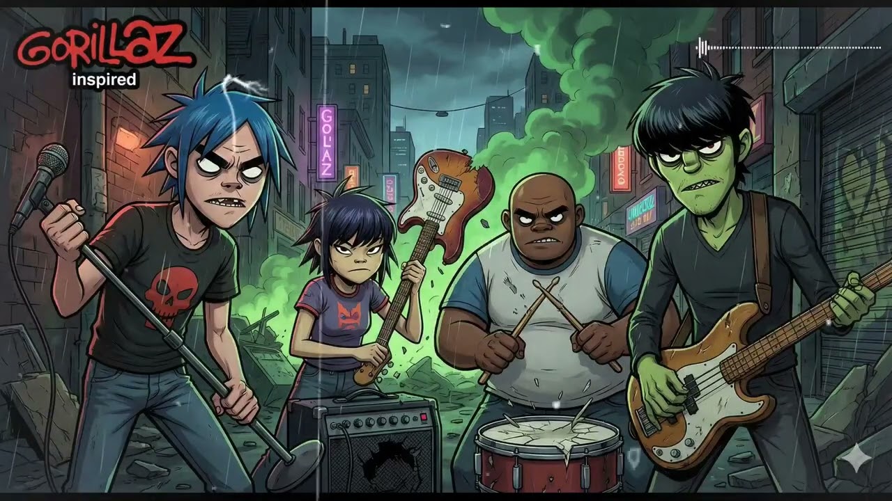 Kill Bill [UNDERGROUND] – Psycho Album REBOUND – Gorillaz Inspired AI Remix | Trip-Hop, Alt Hip-Hop