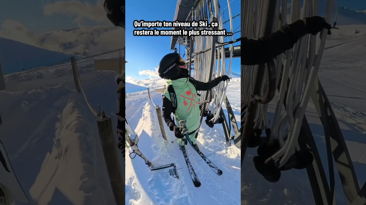 SKI TRAUMA 😱😱👀⛷️#ski #skiing #snow #glisse #trauma
