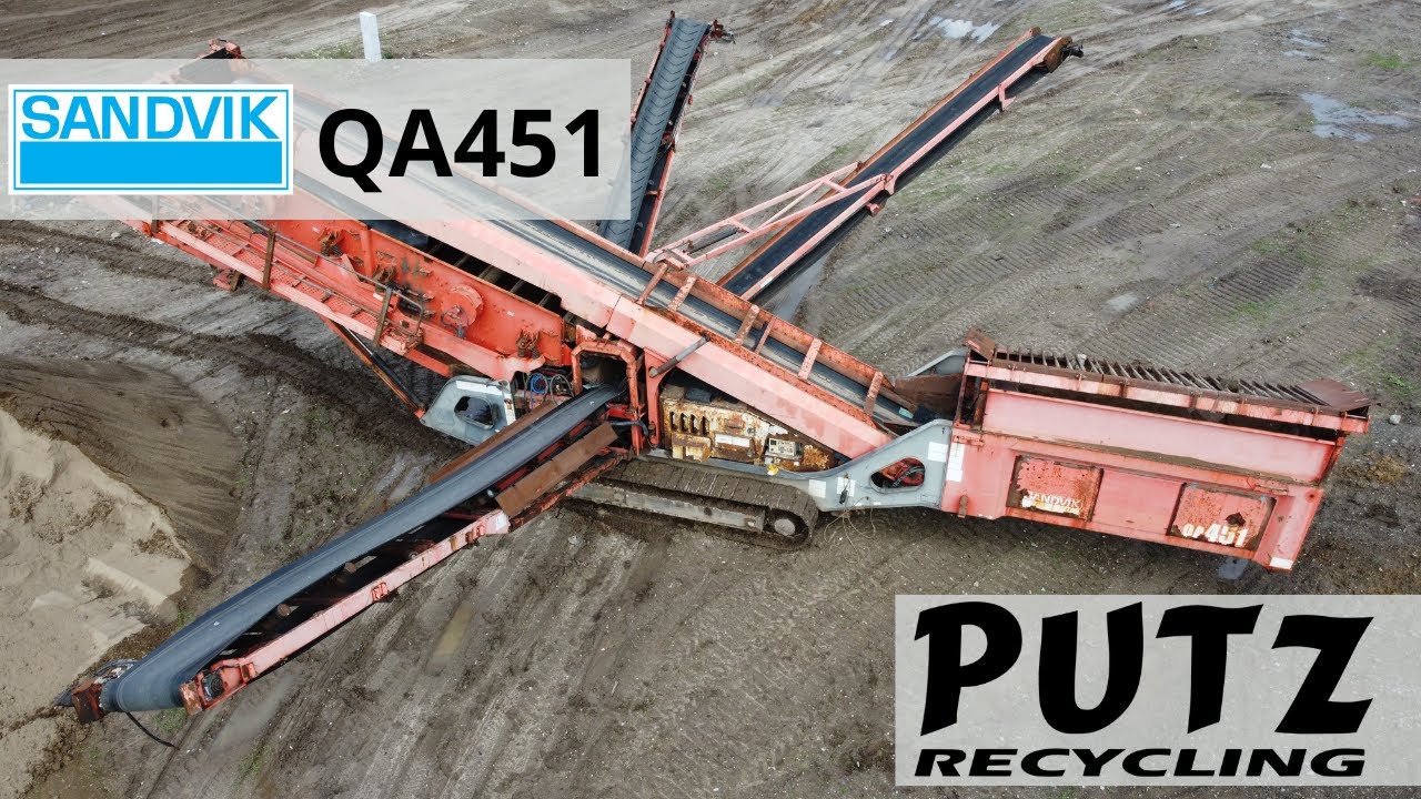 Sandvik QA451 Przesiewacz 3D model 2013