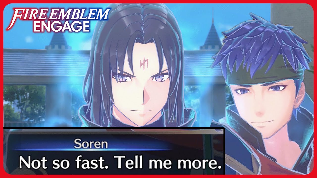 Soren being excited about meat ( for Ike ) - Fire Emblem Engage DLC