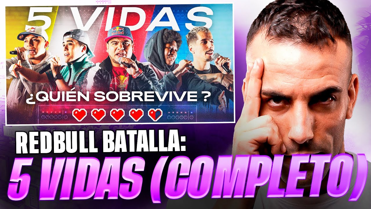 *¿EL MEJOR EVENTO DE LA HISTORIA DEL FREESTYLE?* 🐔🏆 REDBULL 5 VIDAS ❤️ Reacción