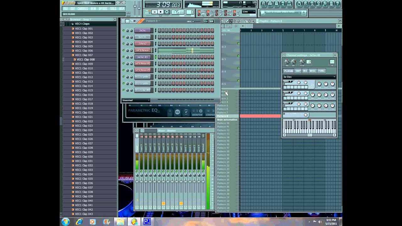 Spirit Wolf makes a UK Hardcore song in FL Studio