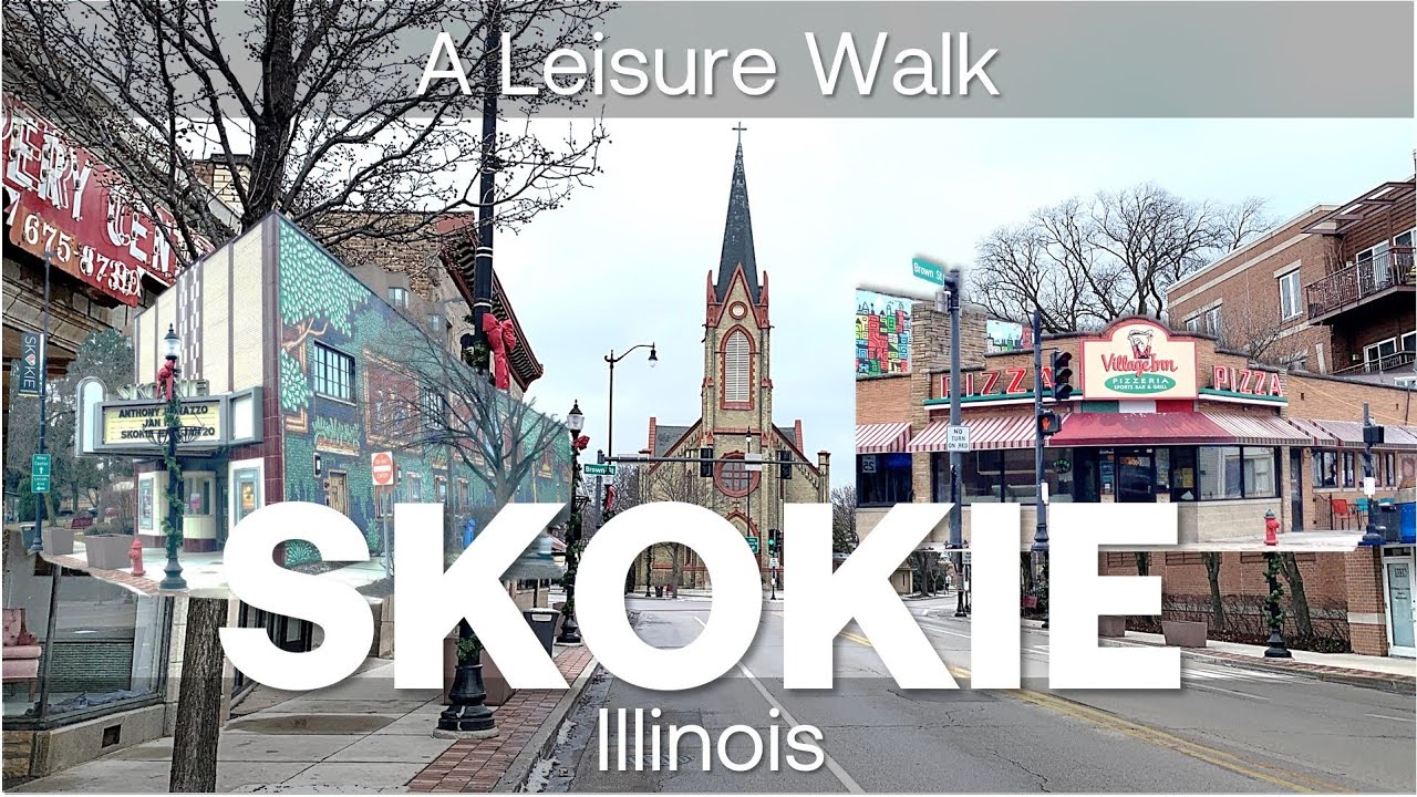 Exploring Festive Downtown Skokie: A Charming Christmas Stroll in the Historic Village near Chicago