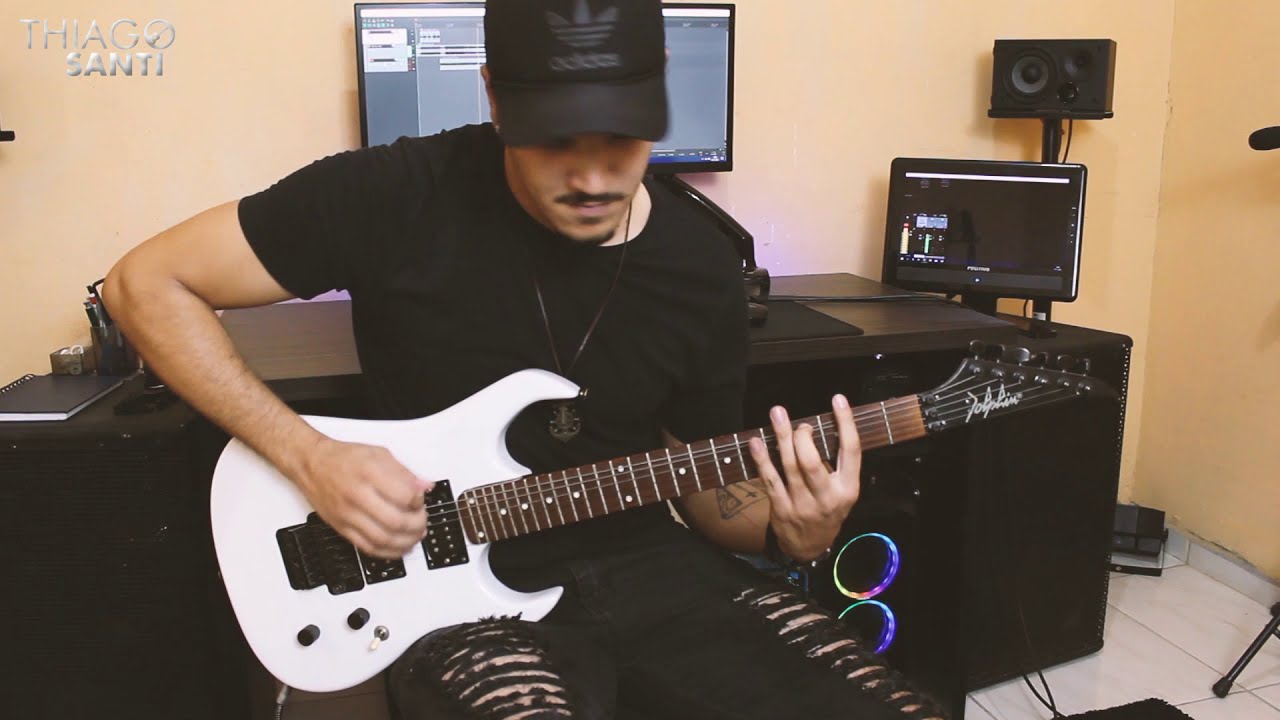 Pitty -  Teto de Vidro - GUITAR COVER by Thiago Santi