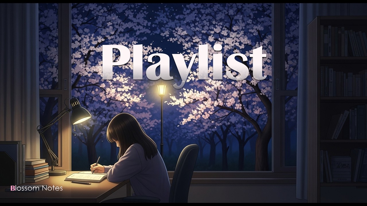 Playlist 🎵 잠들기 전, 공부할 때 틀어두기 좋은 음악 | Relaxing Study & Sleep Sounds 🌙 #카페음악 #카공족 #수면음악