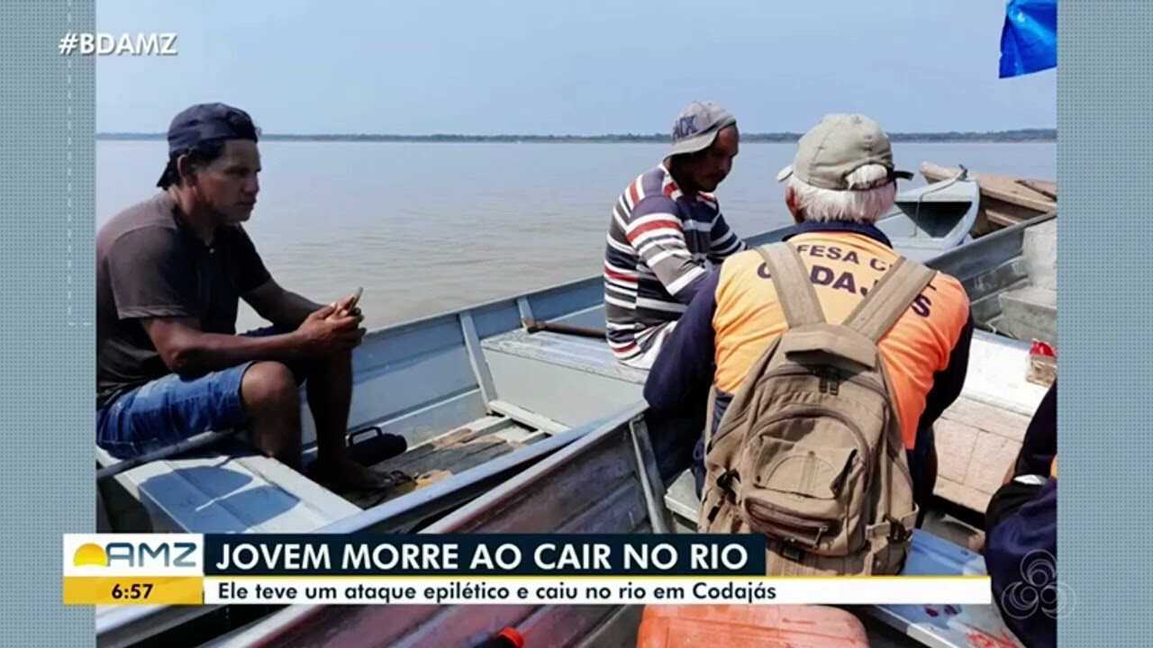 Jovem morre ao cair no rio em Codajás | BOM DIA AMAZÔNIA - REDE AMAZÔNICA