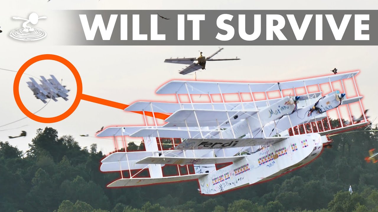 Crashing Our Massive Flying Boat 🚢 Caproni CA. 60 - Flite Fest 2024 Recap Part 4