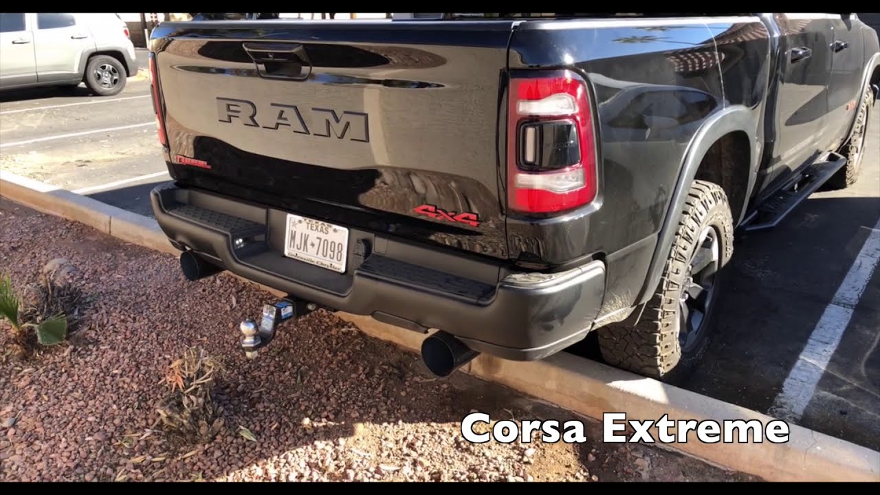 CORSA SPORT VS CORSA EXTREME 2019 RAM REBEL 1500