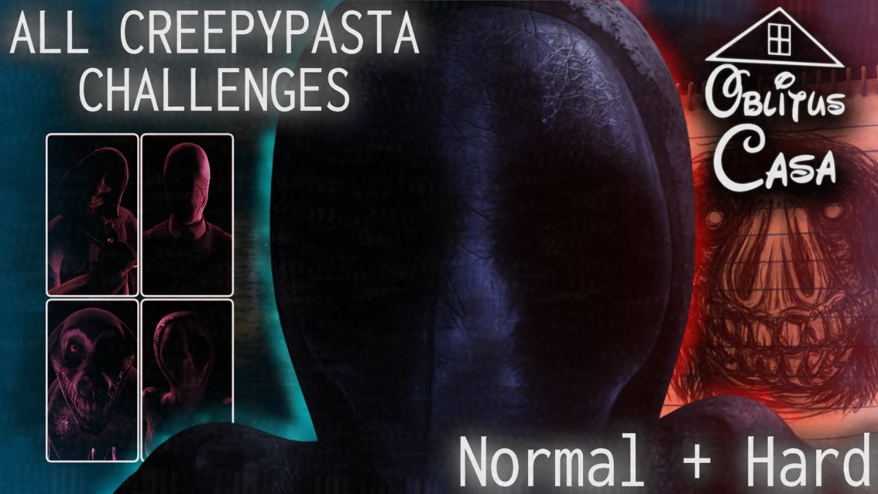 Oblitus Casa v2.0.0 || All Creepypasta Challenges (Normal & Hard Mode; No Commentary) || DiceGames