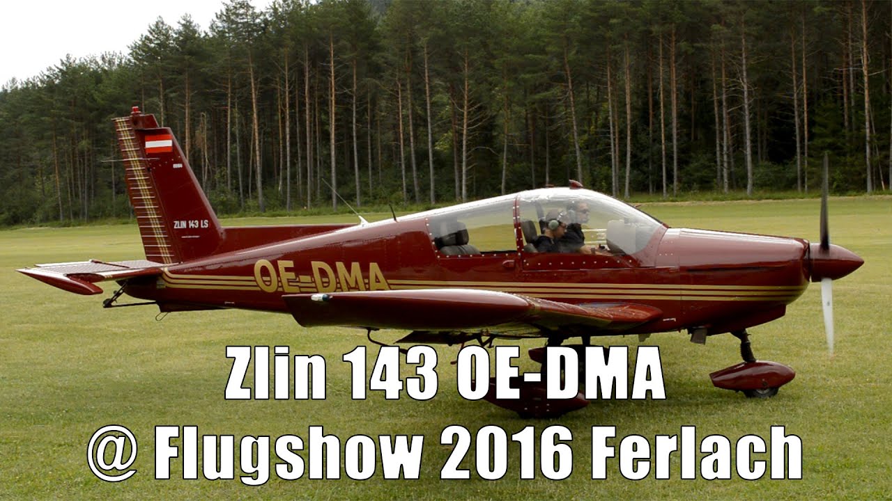 Zlin Z 143 OE-DMA bei der Flugshow 2016 Ferlach