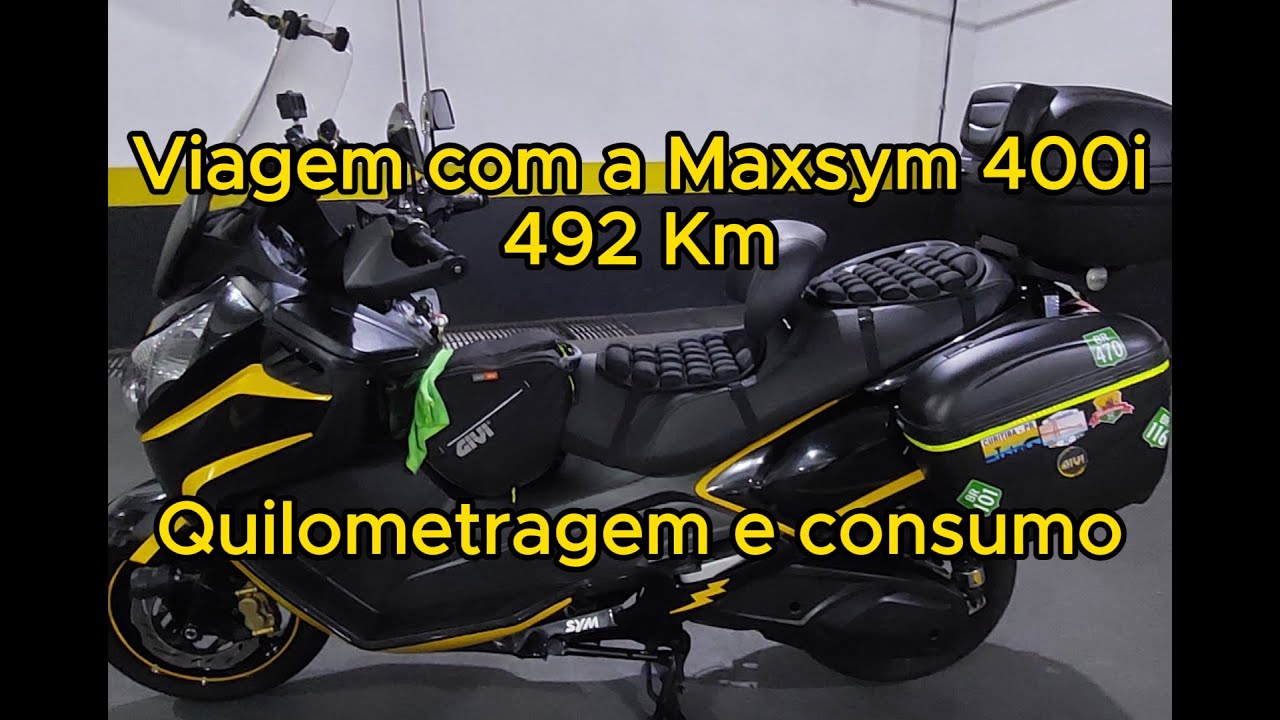 Viagem com a Maxsym 400i de São Paulo para Itatinga, interior de SP.