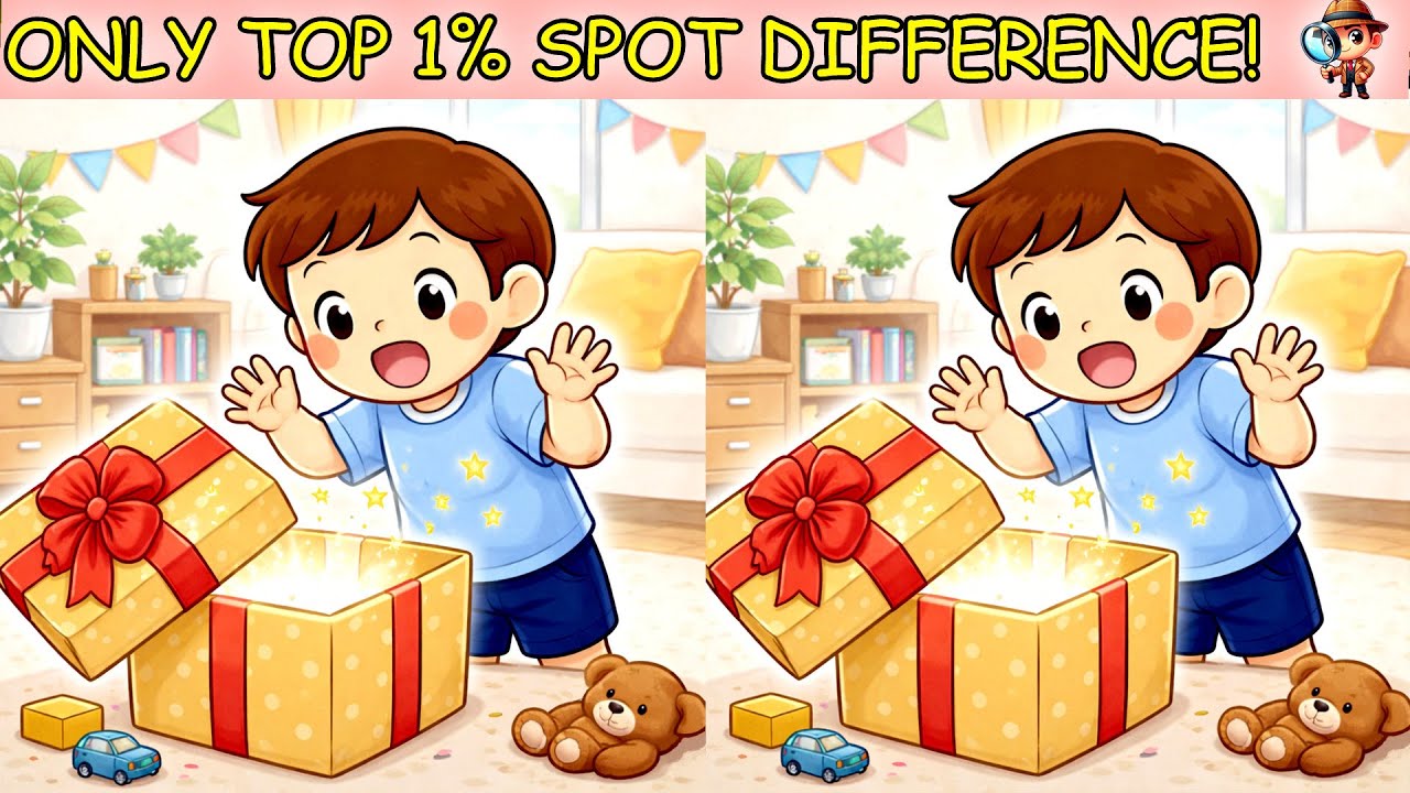 Spot 3 Difference | ONLY TOP 1% SPOT DIFFERENCE!