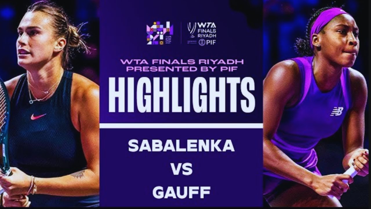 Коко Гауфф против Арины Соболенко. Полный обзор лучших моментов SF | Финал WTA Эр-Рияд 2024