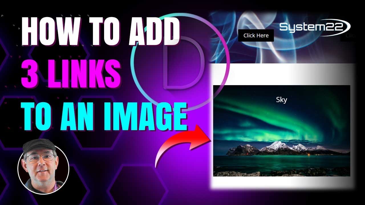 Divi Theme Add 3 LINKS To An Image 👈👈👈