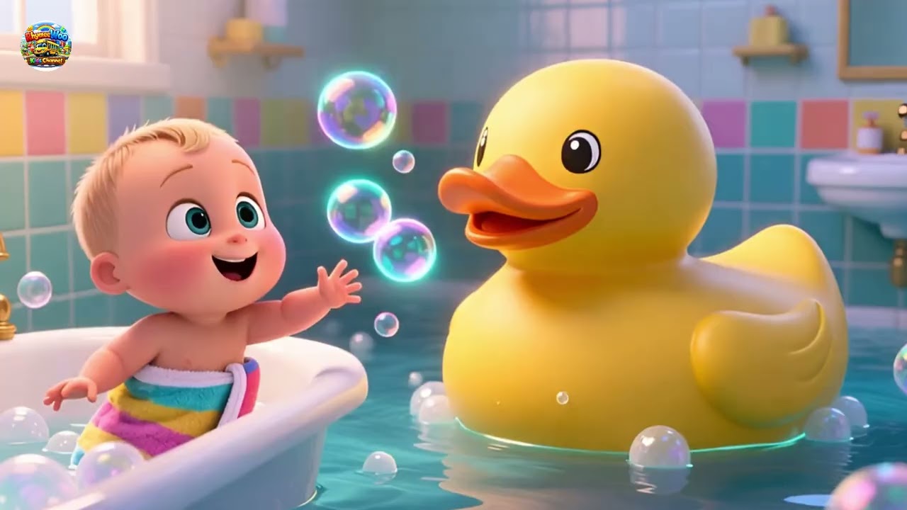 Двойная пена в ванне! 🛁 | Веселая песенка для купания для детей | Пойте и играйте