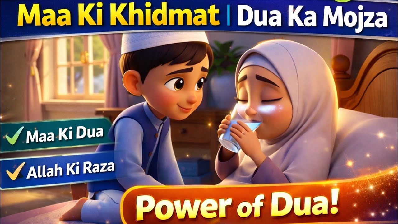 Maa Ki Khidmat | Dua Ka Mojza | Islamic Moral Story for Kids | Islamic Cartoon 