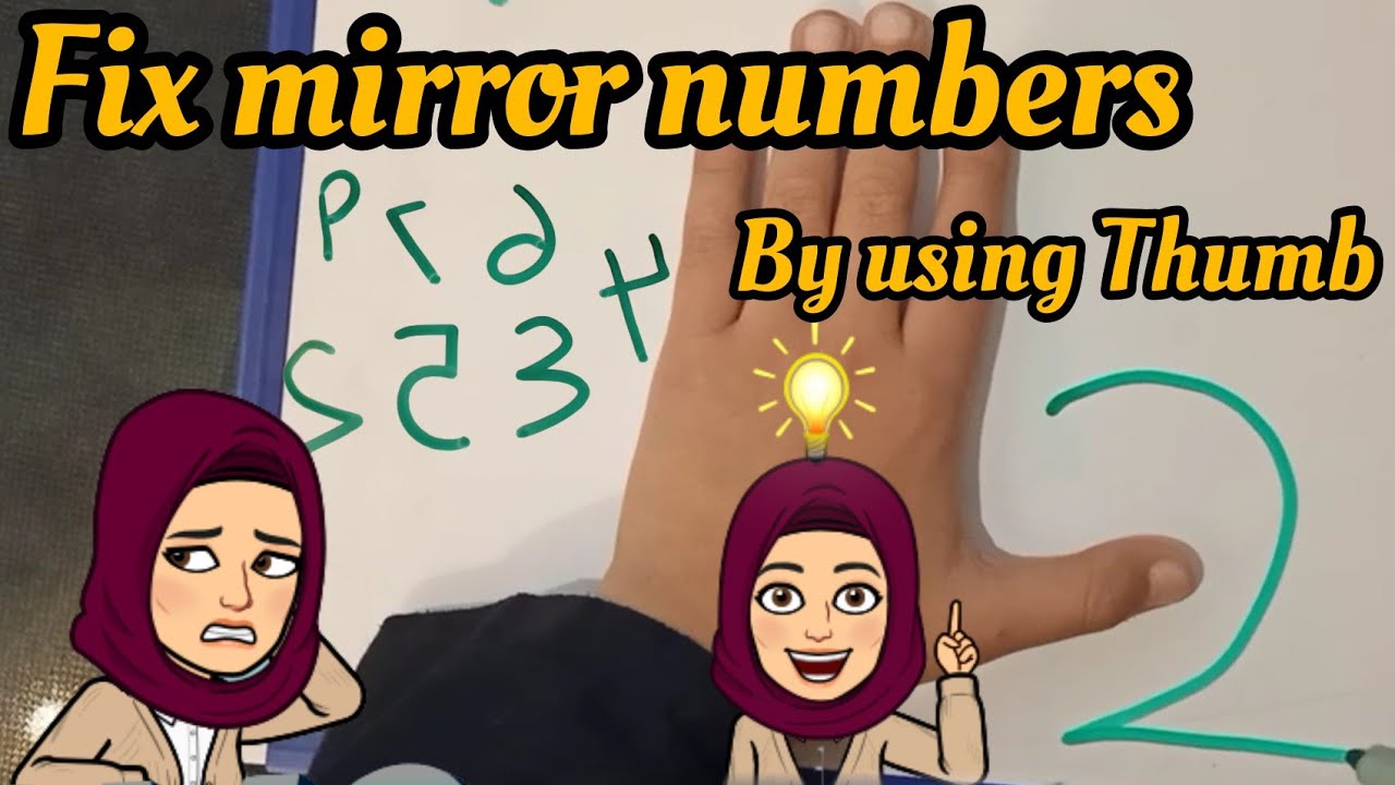 How to fix mirror number problem in Kids with thumb|| Number Reversal ||TinyEdTech