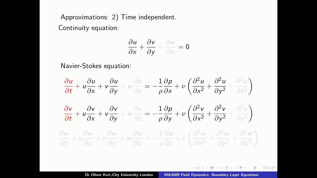 Derivation of the Boundary Layer Equations