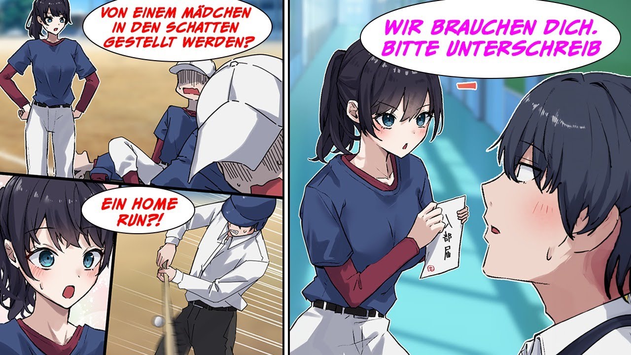 Von einem Mädchen das Baseball liebt, gescoutet werden