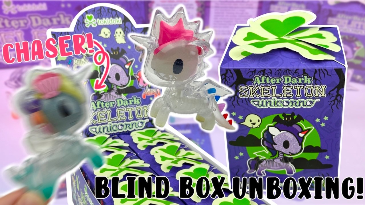 МНЕ ПОПАЛАСЬ РЕДКАЯ ФИГУРКА! Распаковка слепых коробок tokidoki After Dark Skeleton Unicorno и сп...