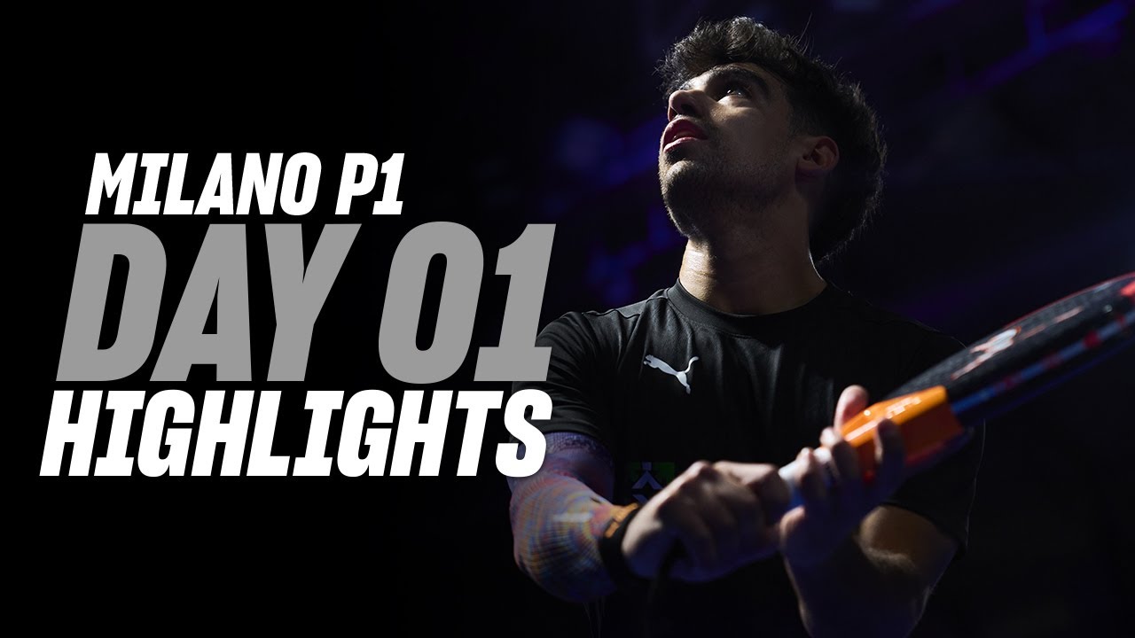 Milan Premier Padel P1 🇮🇹🎾: Day 1 – Men's Highlight