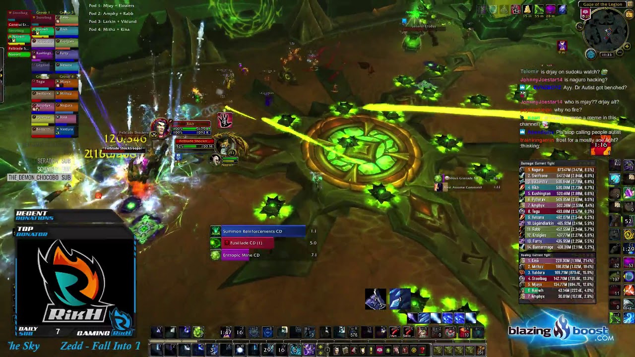 Future vs Mythic Antoran High Command - Frost Mage PoV