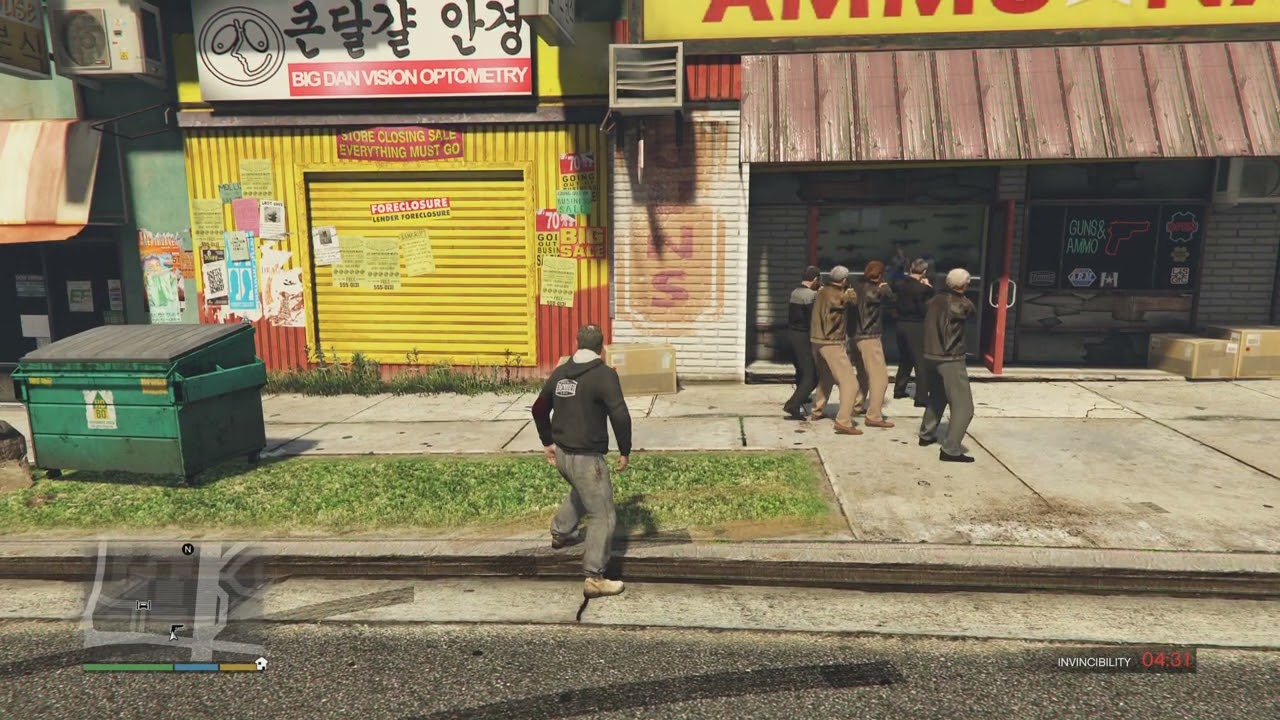 GTA V kkangpae kills Ammu-Nation employee part 9