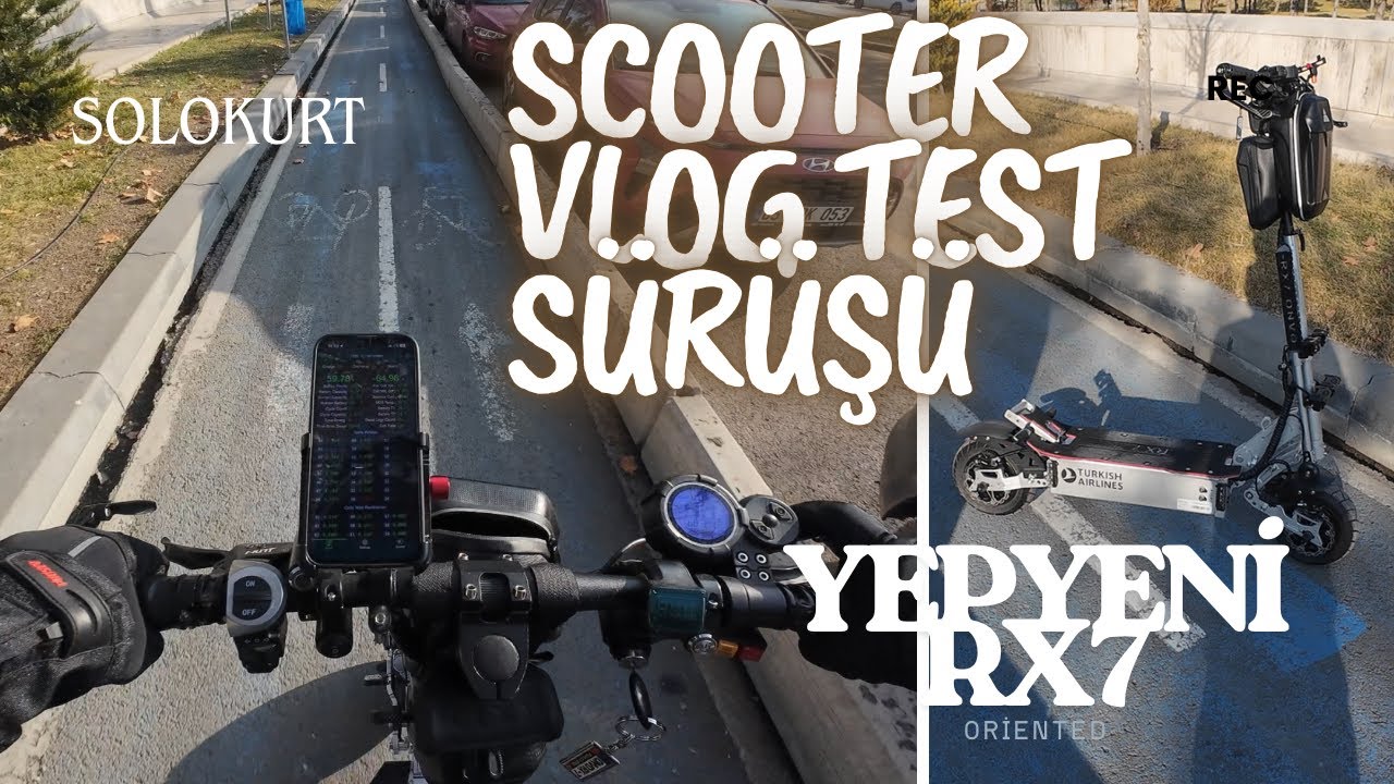 Komple revizyon Onvo RX7 (FX7) Scooter test sürüşü / görünüm ve teknik detaylar 