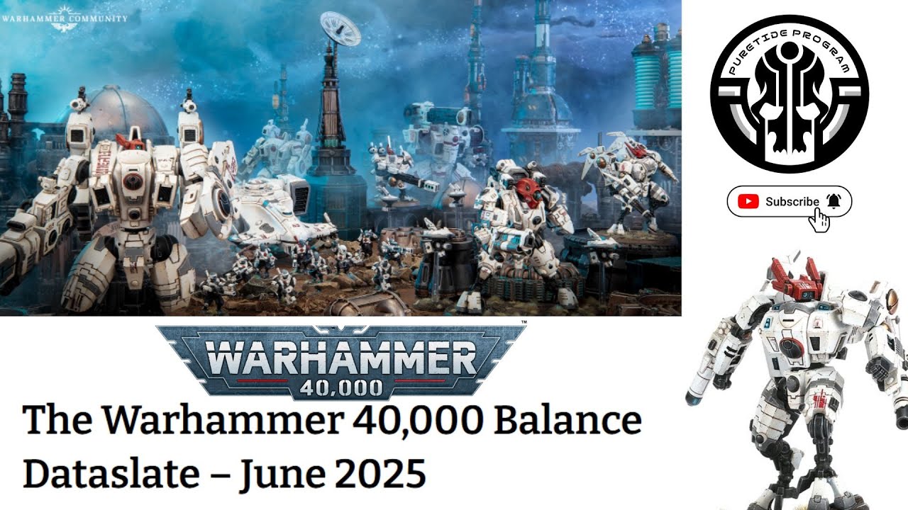 WARHAMMER 40 000 NEW BALANCED DATASLATE -  BIG TAU CHANGES