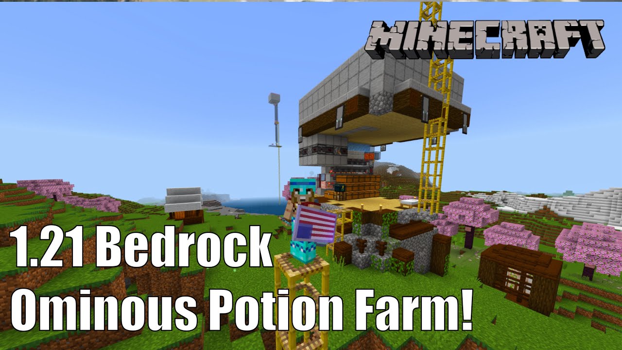 1.21 Bedrock Ominous Potion Farm