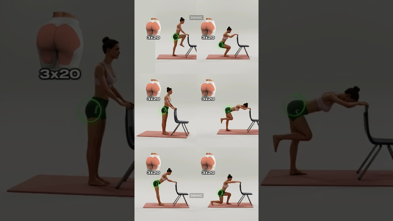 Best glutes workout at home and gym 