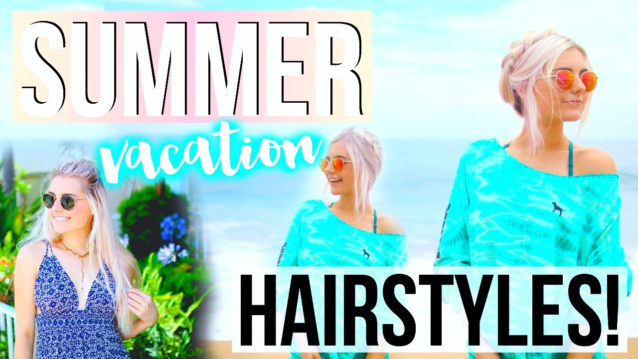 Cute No Heat Hairstyles for Summer Vacation! | Aspyn Ovard