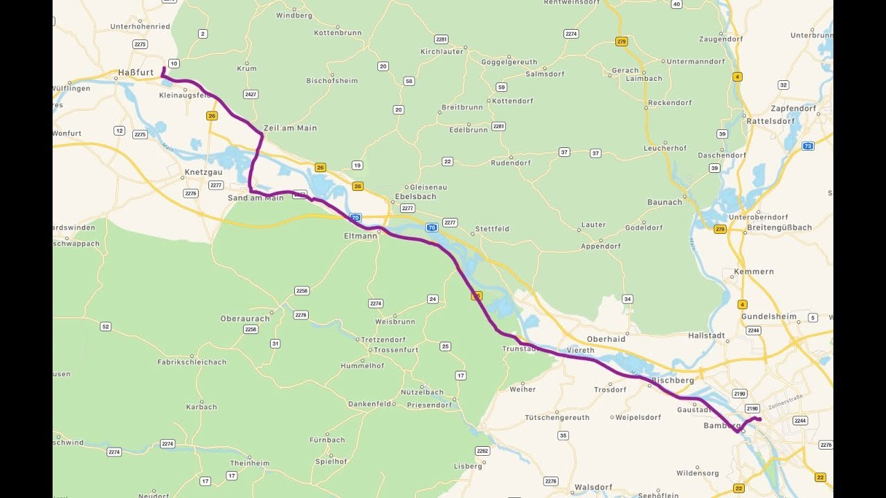 Radtour Mainradweg von Haßfurt nach Bamberg (10/12)