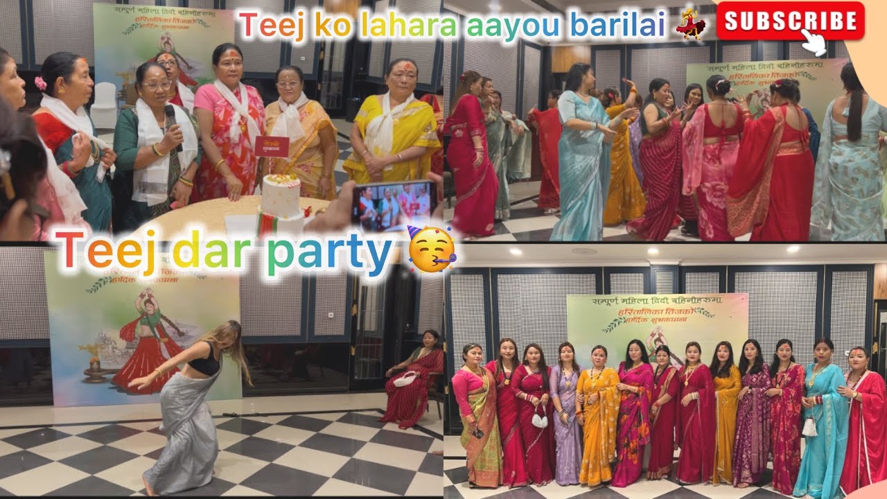 Teej ko dar  party at Mayfair 🎉|| khatarnak dance 💃|| like||subscribe || @Sakshigurung26 