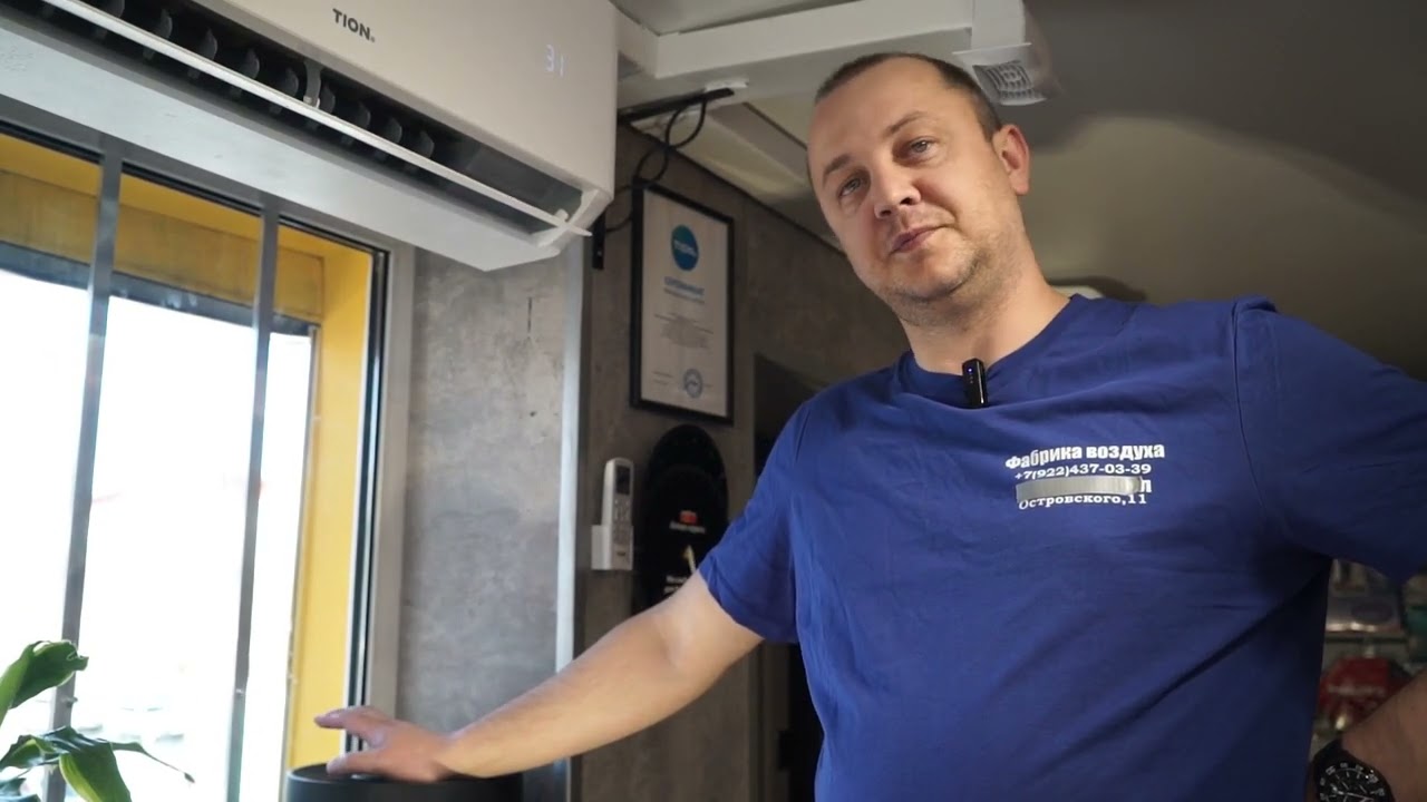 Тион Кондиционер эдельвейс,  остужает, осушает и согревает)