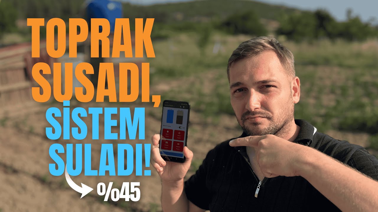 Toprak Ne Zaman Susadığını Söylüyor! (AKILLI SULAMA SİSTEMİ KURDUK)