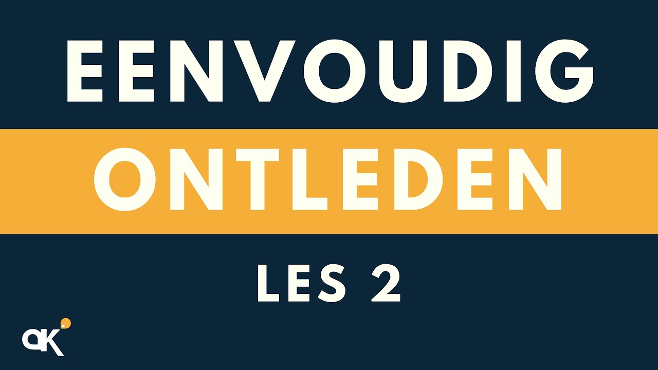 Eenvoudig Ontleden les 2