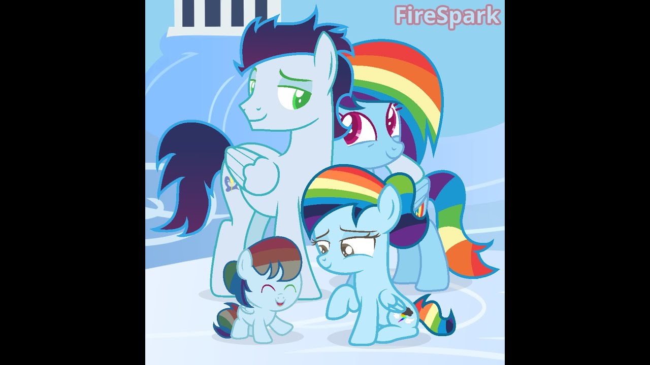 Rainbow Dash's Family (Next Gen speedpaint)