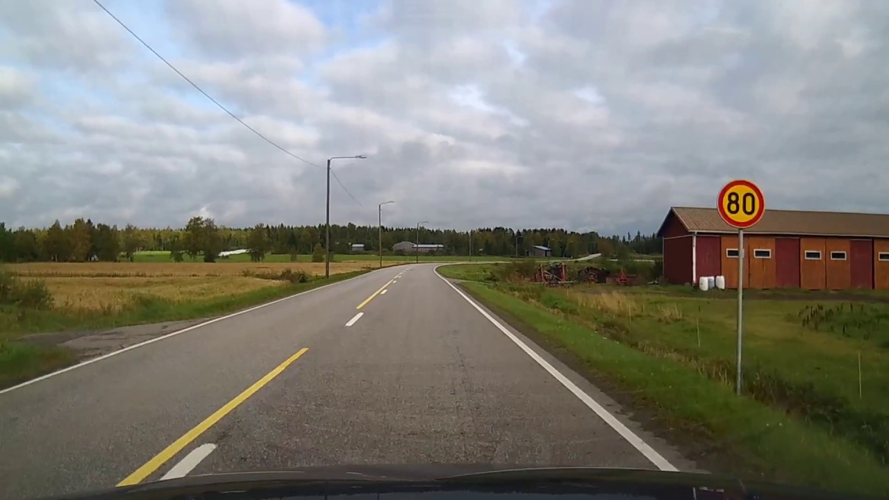 Driving from Haapajärvi to Kärsämäki