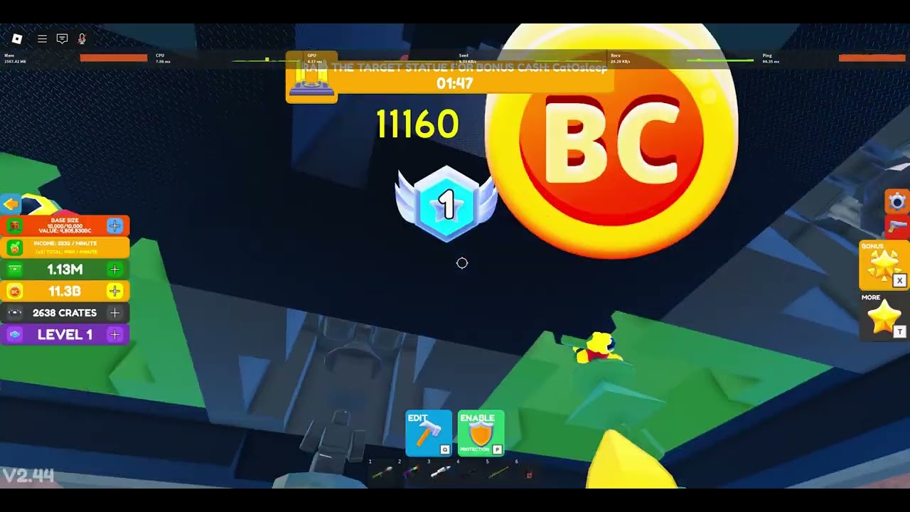 Quantum Citadel, First ever 1 Million Base Bux Special