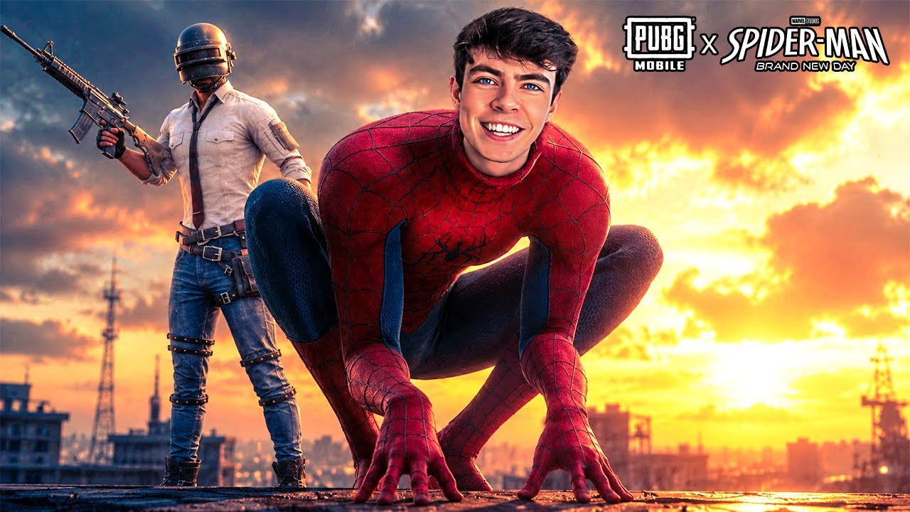 PLAYING THE NEW SPIDER MAN MODE IN PUBG MOBILE