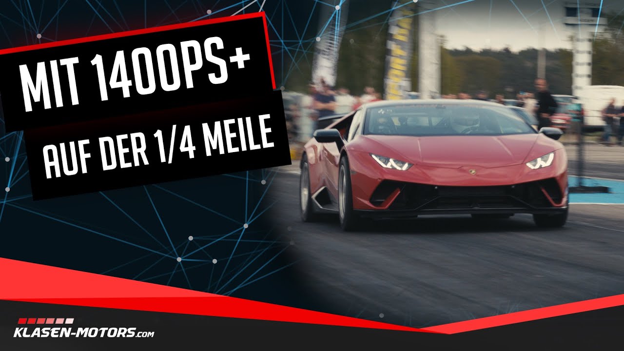 Den ganzen Tag mit dem Lambo ballern! // 1/4 Meile - Airportdays Lärz 2022