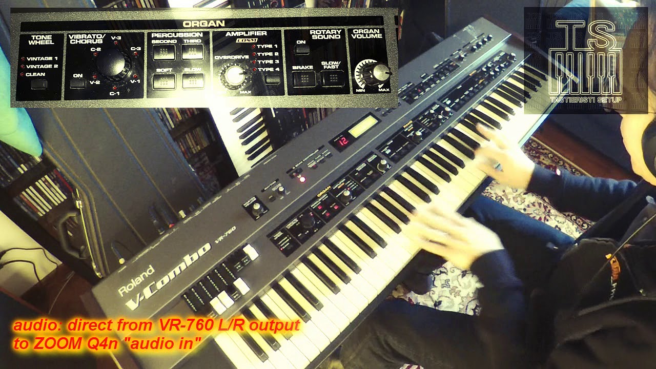 Roland V-Combo VR-760 (1 of 4) - Rock Organ Settings