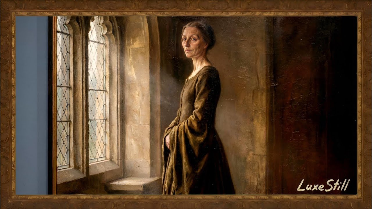 Dark Academia Art Screensaver 4K | The Governess | Moody Window Light for Frame TV