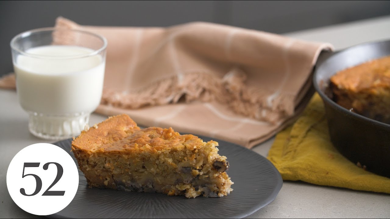 Oatmeal Banana Nut Pudding Cake | Food52 + Milk