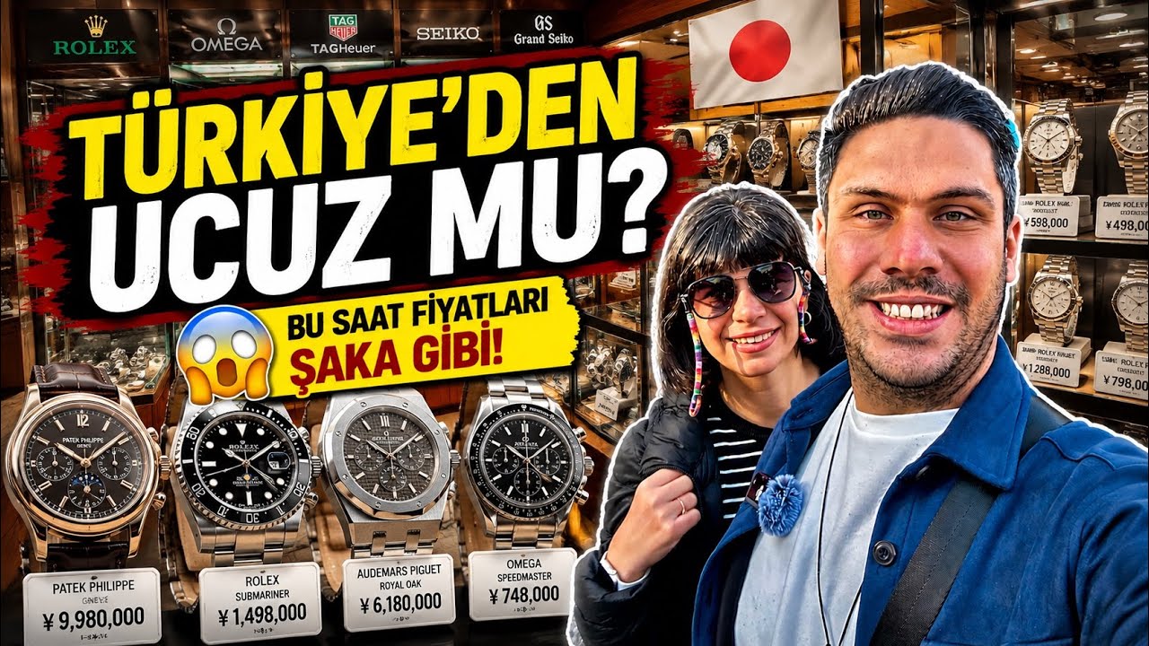 Japonya&rsquo;da Saat Mağazalarını Gezdim | Bu Fiyat Ger&ccedil;ek Olamaz!😱