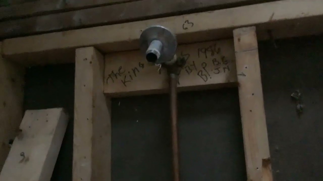Bathroom demolition remodel begins. Last remodel  is revealed