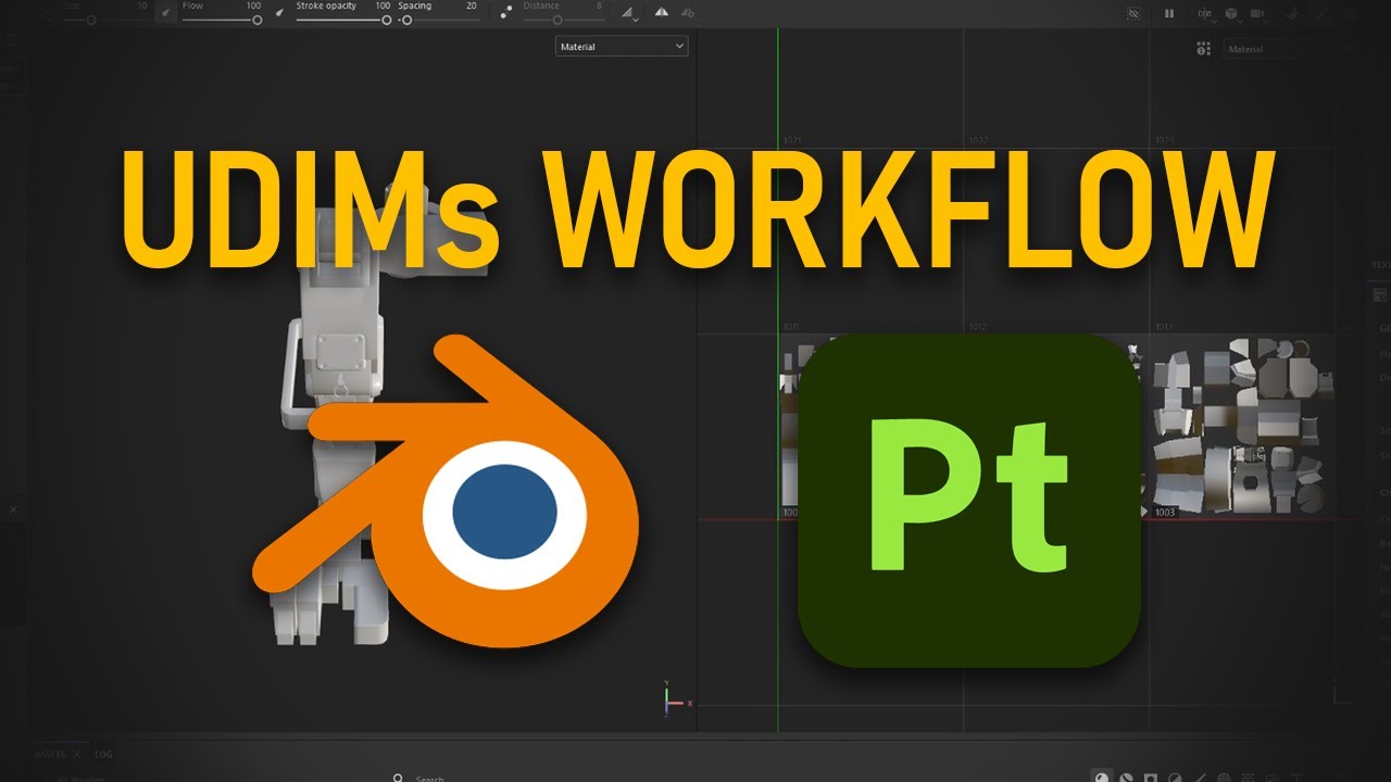 UDIMs WORKFLOW EN BLENDER // Blender Tutorial